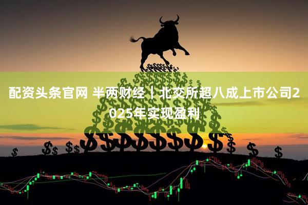配资头条官网 半两财经｜北交所超八成上市公司2025年实现盈利
